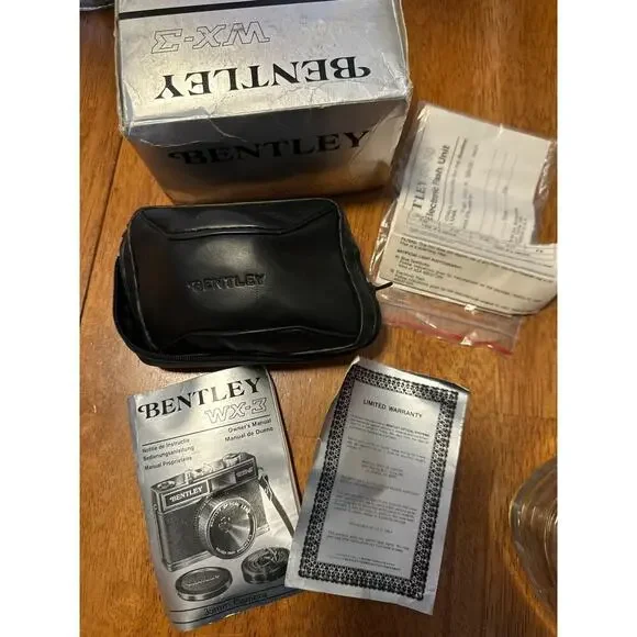 Bentley WX-3 Compact Camera Bentley Optical Lens 50mm 1.6f Series Lens 35mm - Picture 2 of 7